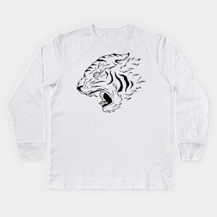 Japanese Tiger Kids Long Sleeve T-Shirt